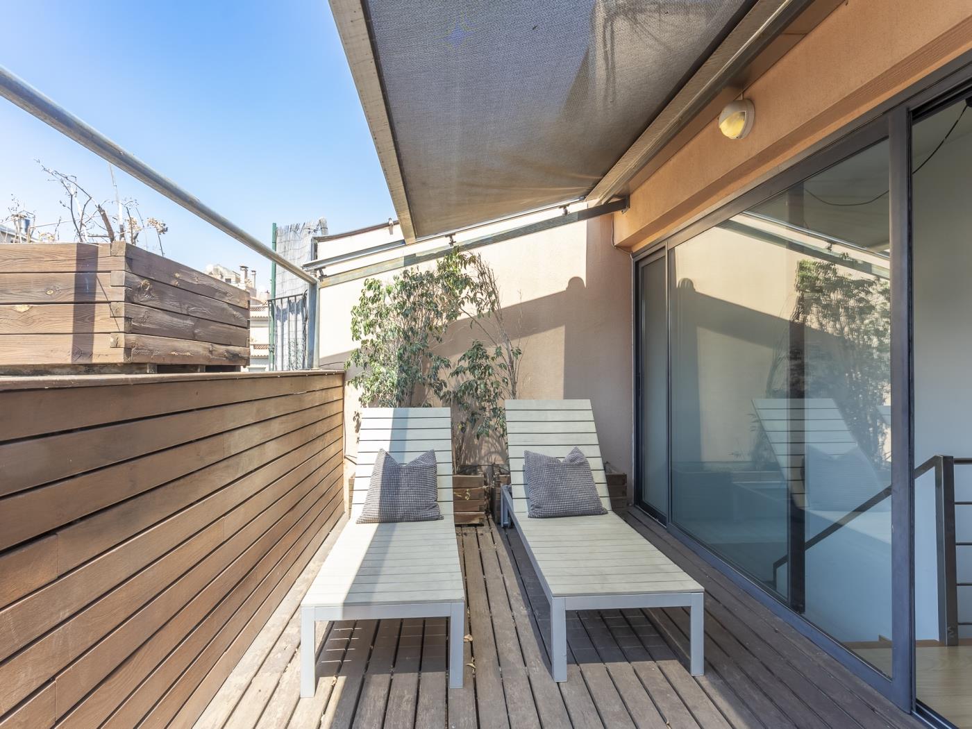 My Space Barcelona Attic Apartment in Bonanova with Private Terrace for 6 - My Space Barcelona Apartments
