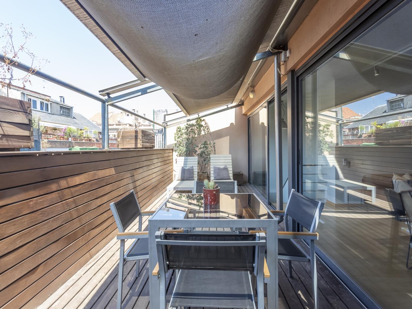 My Space Barcelona Attic Apartment in Bonanova with Private Terrace for 6 - My Space Barcelona Apartments